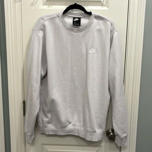 Silver Gray Nike Crewneck